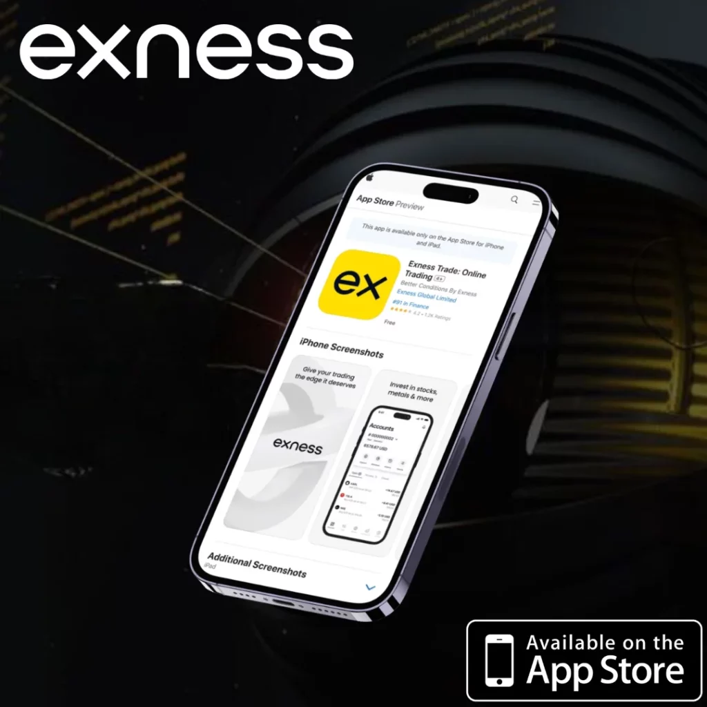 Downloading the Exness App for iOS