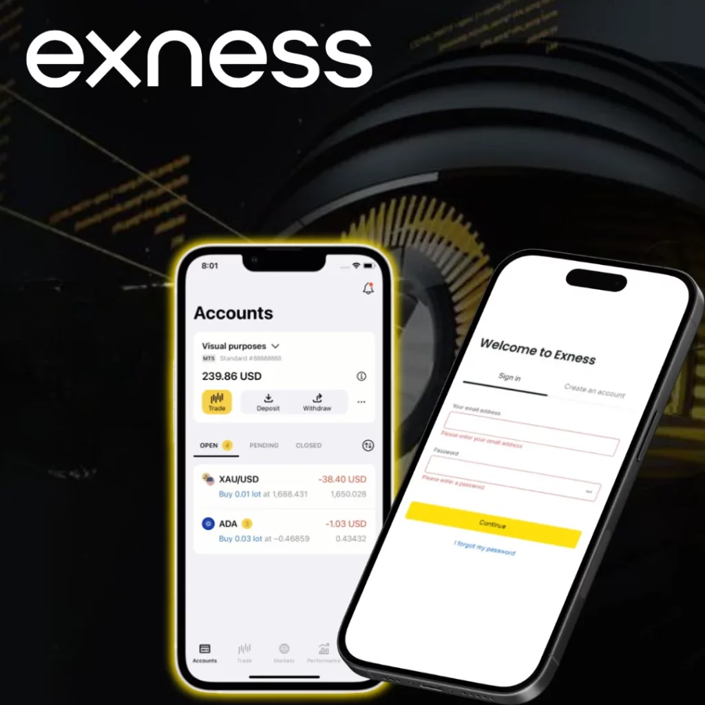 Filling Out the Exness Sign Up Form