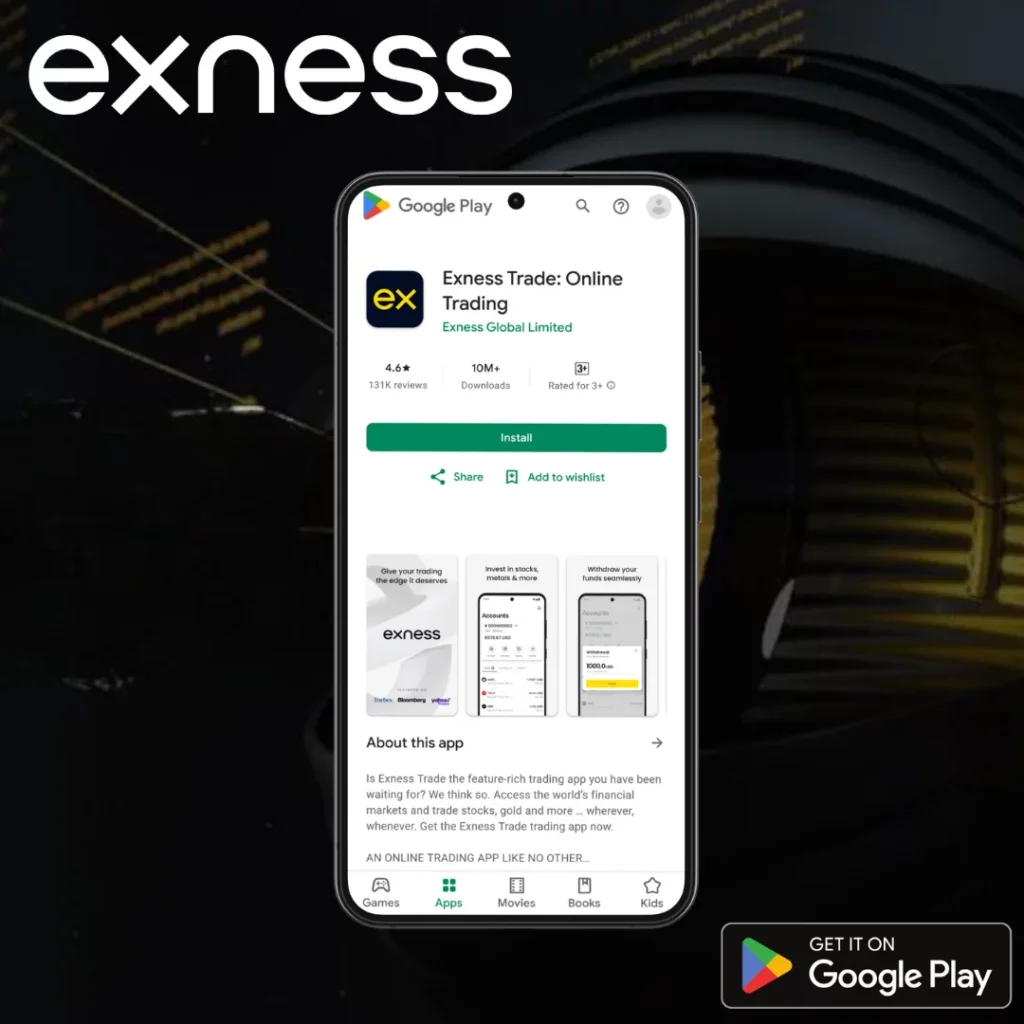 Installing the Exness APK for Android
