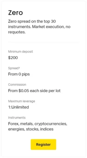 Zero Account